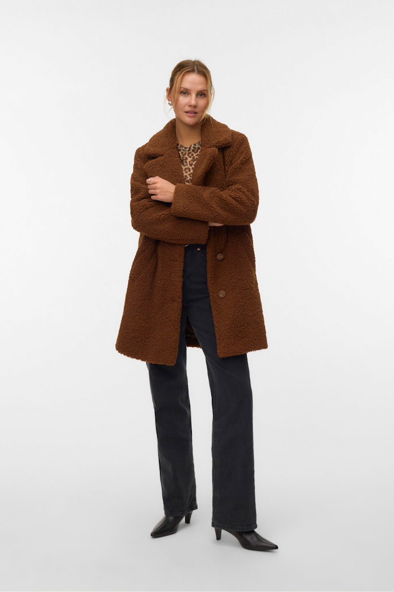abrigo-borreguito-188fxx-1.jpg Abrigo de borreguito | Ofertas en abrigos y parkas de mujer | Fifty Outlet - Imagen 1