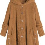 Abrigo Borrego Capucha Leopardo Mujer Tallas Grandes Teddy Señora Largo Chaqueta Polar Larga Invierno Anorak Chaqueton Borreguito Chaquetones Peluche ...