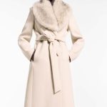 Abrigo lana manteco cuello desmontable Mujer | MANGO OUTLET EE.UU