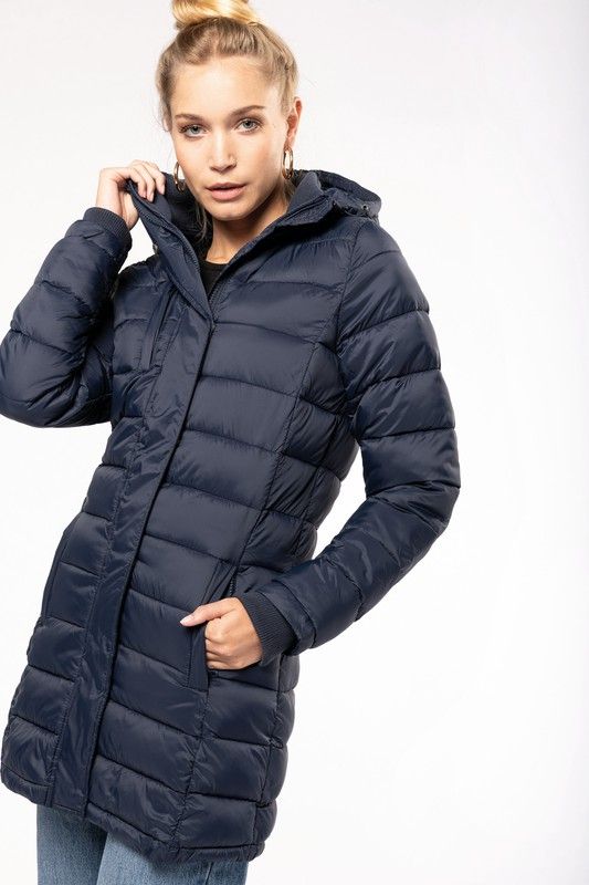 abrigo-de-mujer-829jsm-1.jpg Parka ligera acolchada con capucha para mujer | Abrigo resistente y cómodo — Maxport Vestuario Laboral - Imagen 1