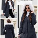 Vijamiy abrigo mujer de invierno chaqueta parka chaquetas Termico Abrigos Cálido Elegante Winter Jacket con Capucha Bolsillos(Azul marino,S): Amazon.es: Moda