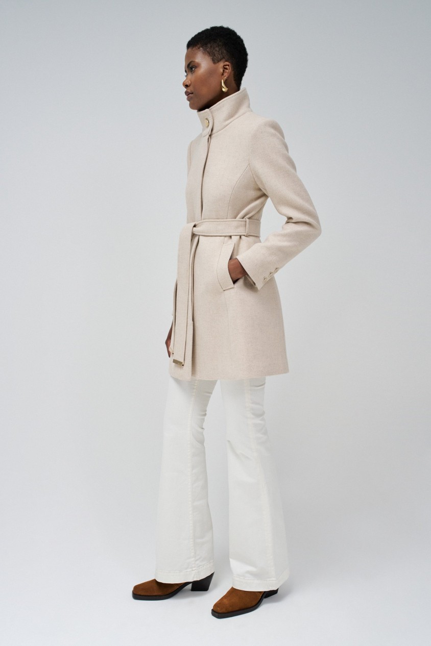 abrigo-de-pano-mujer-079hvw.jpg ABRIGO DE PAÑO SLIM SALSA JEANS - Imagen 1
