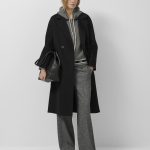 Abrigo largo oversize doble faz negro Mujer | Roberto Verino