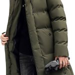 SHINROAD Abrigo largo de invierno para hombre, chaqueta con capucha, cárdigan acolchado grueso, cálido, talla grande, abrigo de invierno, uso diario, verde militar, talla M : Amazon.es: Moda