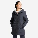 Chaqueta Impermeable Mujer Cálida Sailing 500 negro