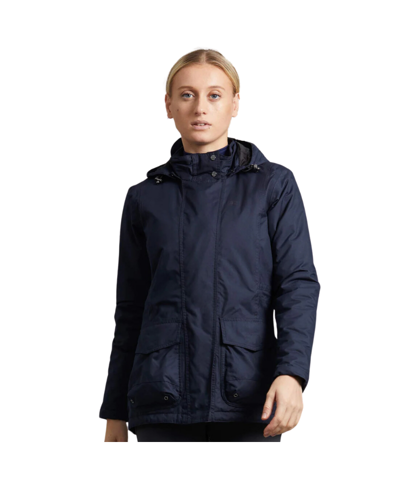 abrigo-impermeable-mujer-637mxz.png Abrigo impermeable para mujer Cascata Azul Navy - Imagen 1
