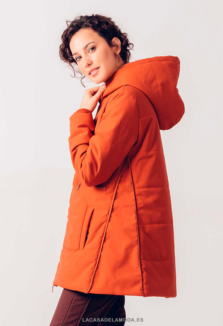 abrigo-impermeable-mujer-694qrd-1.jpg Parka acolchada mujer impermeable - Imagen 1