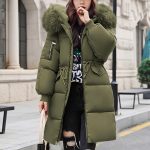 MJGkhiy Abrigo largo de invierno para mujer, con capucha, de piel, elegante, cálido, parka, plumífero, ropa de invierno, resistente al viento, chaqueta pesada con cremallera, Ag, S: Amazon.es: Moda