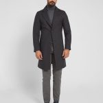 Abrigo lana recto gris | Abrigos de Hombre | Pedro del Hierro