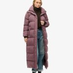 Mujer Abrigo acolchado extralargo en morado sílex | Superdry ES