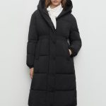 MANGO Abrigo de invierno 'SHEARLIN' en Negro | ABOUT YOU