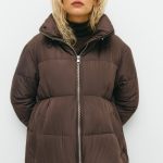 MAMA Abrigo acolchado Marrón oscuro MUJER | H&M ES