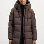 Abrigo ECOALF Manlie marrón para mujer Vimoda Toledo