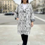 Abrigo Oversize Estampado 158C