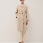 Abrigo largo oversize doble faz beige Mujer | Roberto Verino