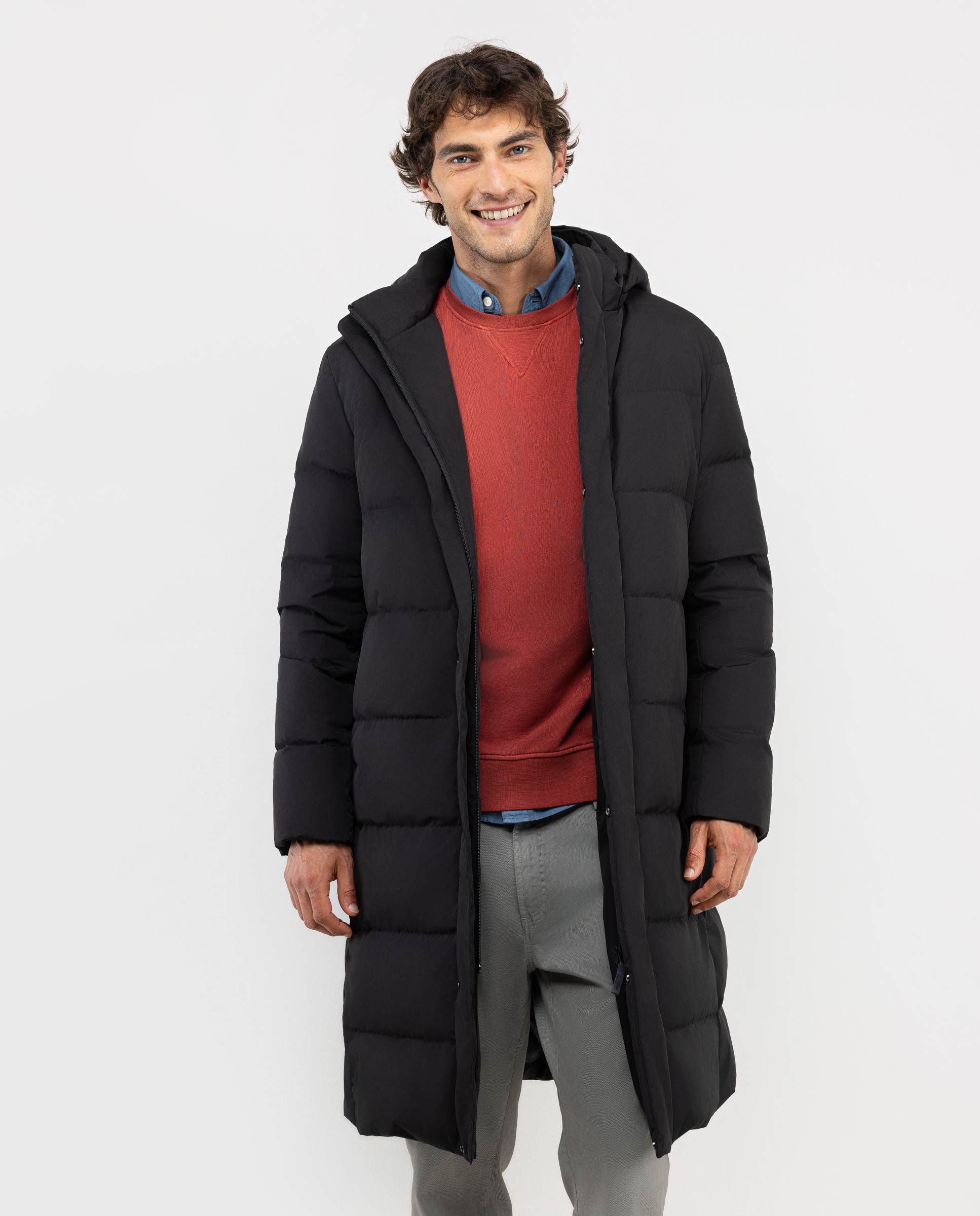 abrigo-plumas-hombre-225bnn-1.jpg Plumifero Largo Plumas Largo Hombre Abrigo De Plumas De Hombre Extra Largo Cierre Cremallera · El - Imagen 1