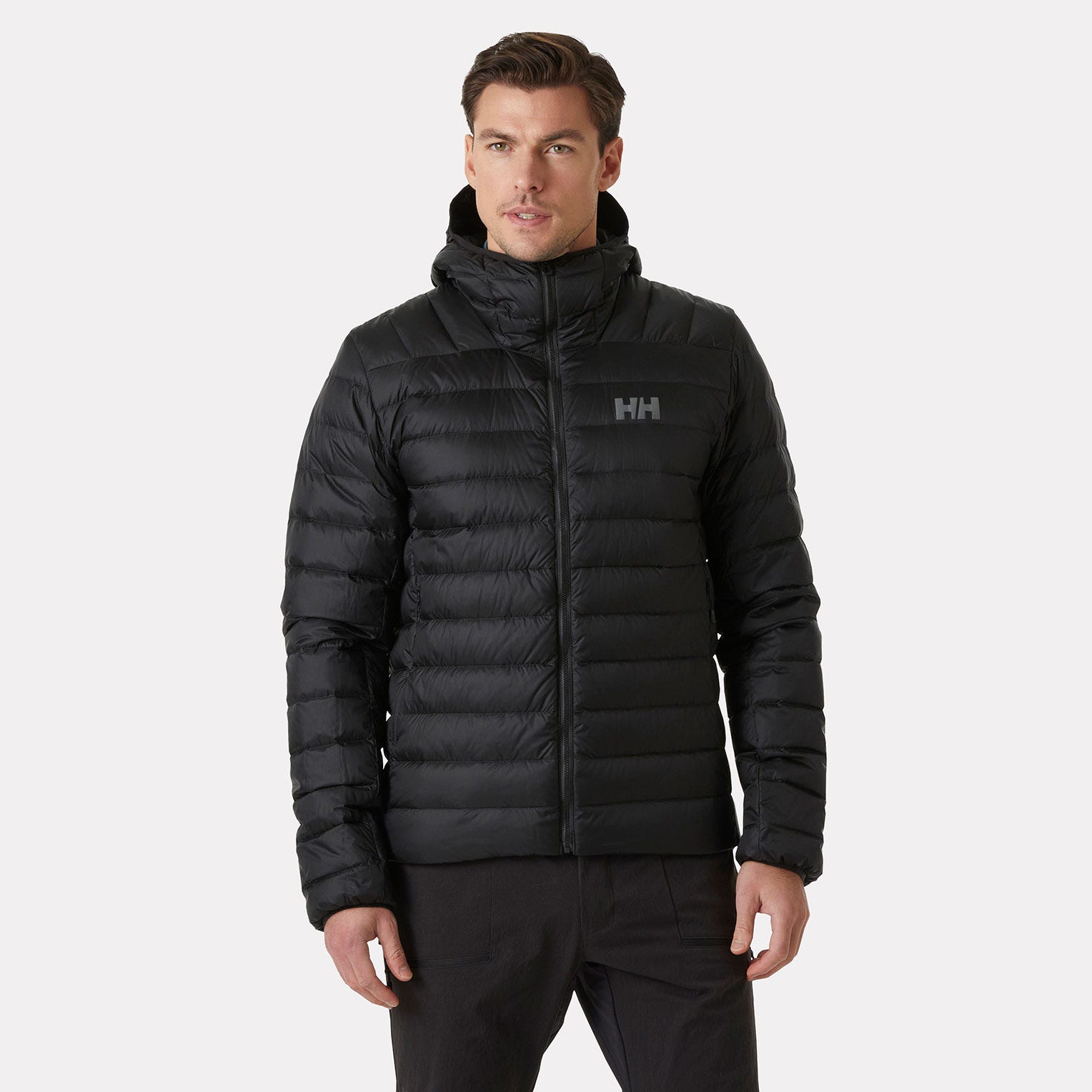 abrigo-plumas-hombre-304ufo-1.jpg Plumíferos Chaqueta De Plumas Negra Hombre Plumifero Hombre Abrigo Plumas Ligero Hombre Elige Plumíferos Para - Imagen 1