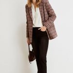 Blazer windsor cuadros rosa Querubines Complementos sl