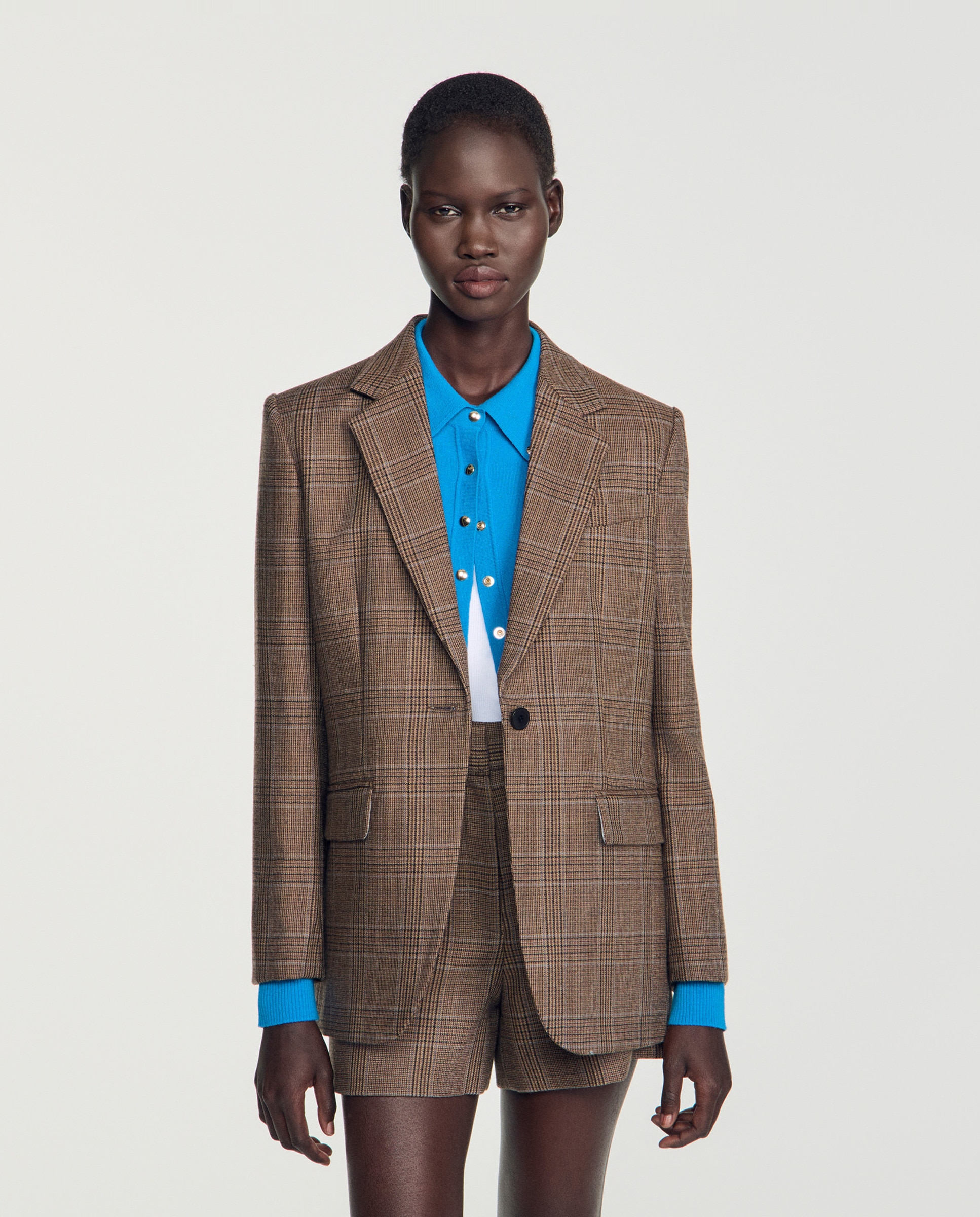 blazer-cuadros-mujer-742xcv-1.jpg Blazers Moda mujer · El Corte Inglés - Imagen 1