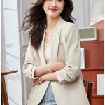 Chaquetas De Traje Y Blazers Para Mujer,Chaqueta De Traje Informal Para Mujer, Manga Larga, Bolsillo Cuadrado, Botones, Traje, Abrigo, Solapa Con Muescas, Corte Regular, Traje De Chaqueta, Chaqueta : Amazon.es: Moda