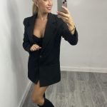 Chaqueta mujer Blazer Negra Oversize