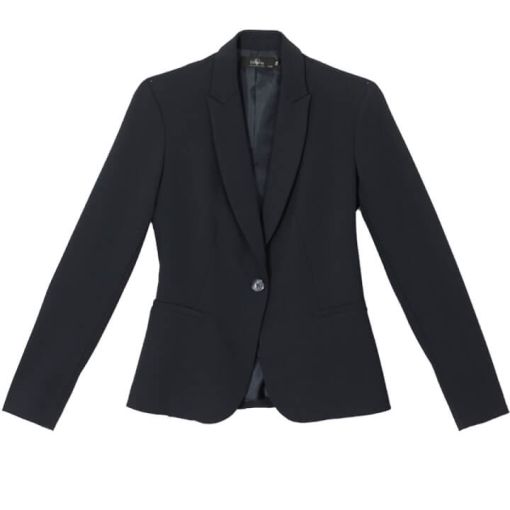 blazer-negra-mujer-370ncf-1.jpg Vittorio Uniformes Blazer de mujer negra un botón - Imagen 1