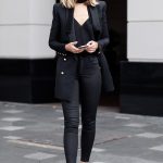 Chaqueta Outfit Con Blazer Negra Blazer Negro Outfit Con Pantalon Negro Para Oficina Blazer Mujer