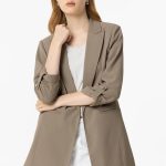 BLAZER OVERSIZE MUJER NOKIA BEIGE