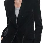 YonYeHong Chaqueta De Traje De Terciopelo De Mujer Blazer Casual De Collar Retro: Amazon.es: Moda