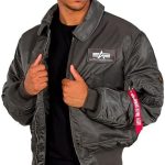 Alpha Industries Chaqueta Bomber CWU 45 para Hombre Bombardero y Vuelo, Rep.Grey, XXL: Amazon.es: Moda