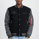 Alpha Industries VARSITY AIR FORCE Chaquetas bomber black/negro Zalando.es