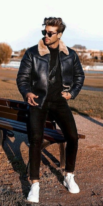 chaqueta-aviador-hombre-375rgj-1.jpg 29 ideas de Cazadora aviador | cazadora aviador, vestimenta casual hombres, ropa de hombre casual elegante - Imagen 1