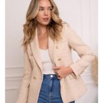 CHAQUETA AMERICANA MARINA BEIGE