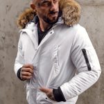 Hombre Chaqueta de invierno Blanco Bolf 2019
