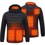 Gmuret Chaqueta calefactable, Sudadera calefactable Hombre Mujer Sudadera calefactable Unisex con batería para Deporte y Ocio : Amazon.es: Moda