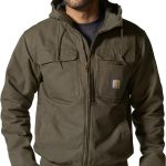 Carhartt Washed Duck Bartlett Active Chaqueta oliva ▻ comprar online en FC Moto