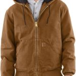 Chaqueta Carhartt acolchada para hombre, con forro de franela, XX Large, marrón (Carhartt), 1 : Amazon.es: Moda