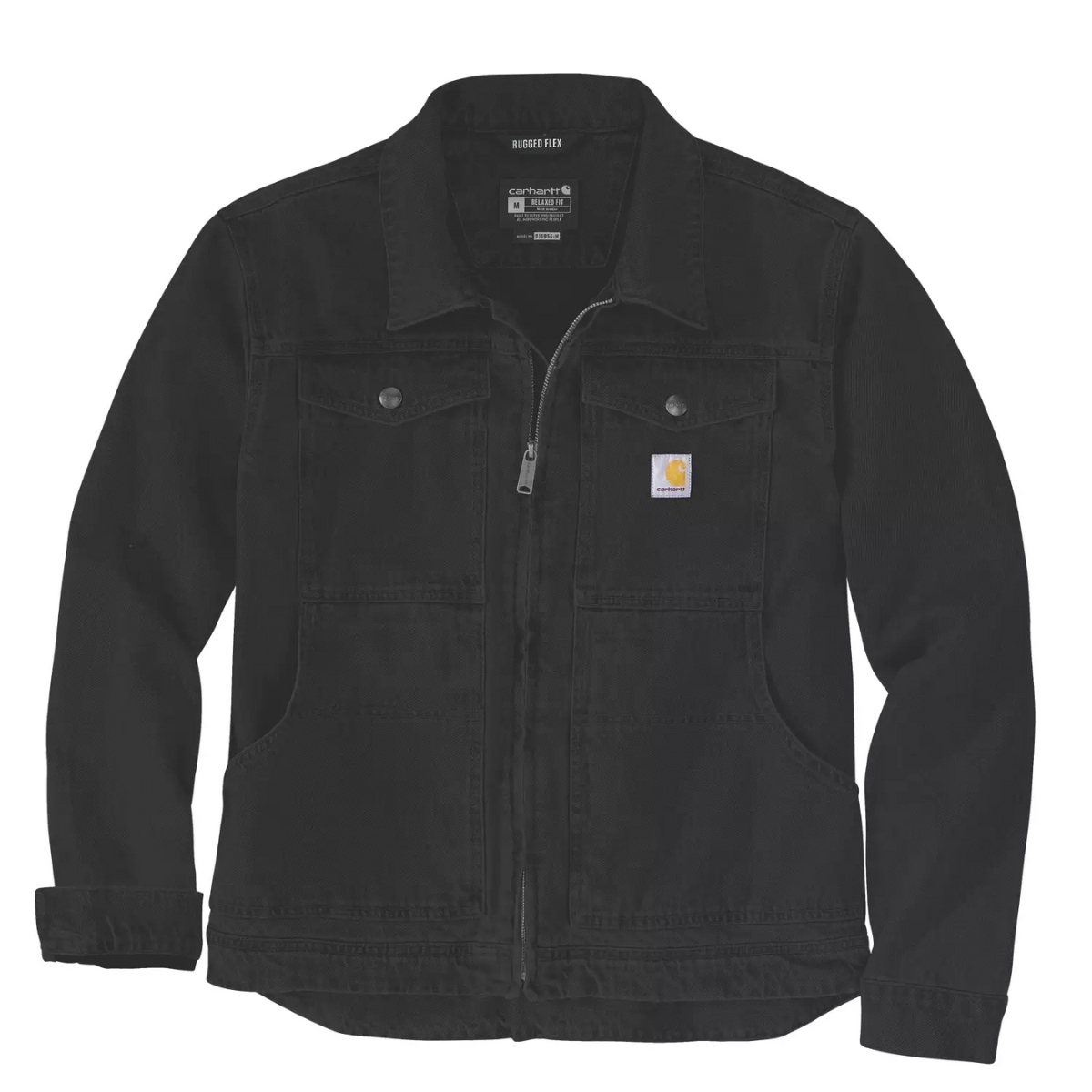 chaqueta-carhartt-591zvi-1.jpg Cazadora negra Carhartt sin acolchar tipo Detroit de verano - Imagen 1