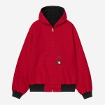 Carhartt WIP OG Active Jacket 50th Anniversary Edition Canvas, Black / USA Red | Tienda oficial en Línea