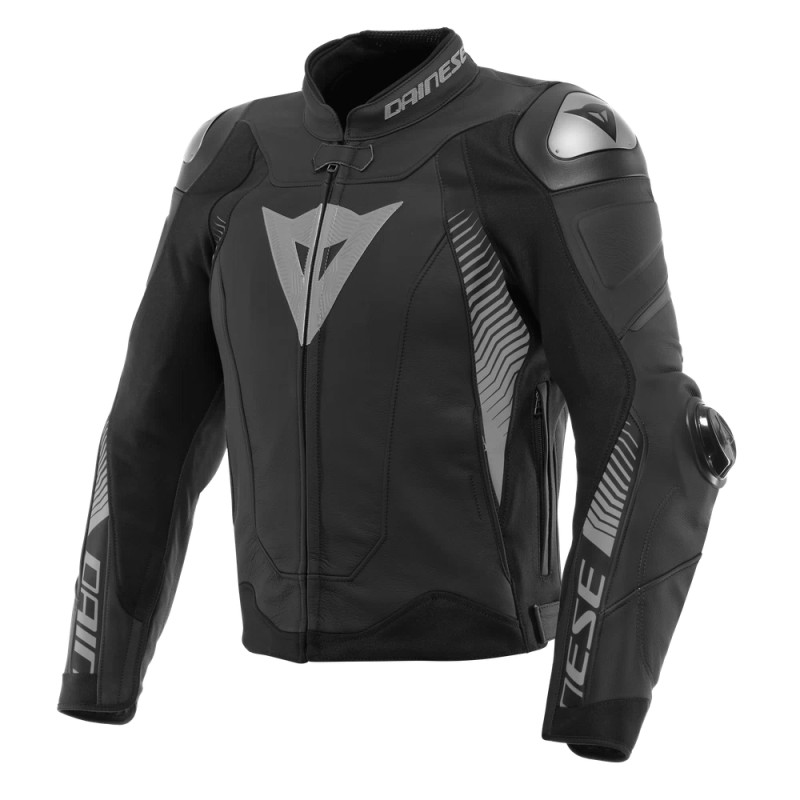 chaqueta-dainese-967pja-1.jpg DAINESE SUPER SPEED 4 LEATHER JACKET Negro/gris charcoal - Imagen 1