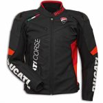 Chaqueta Moto Hombre en Piel Perforada Ducati Corse C6 Original 9810746