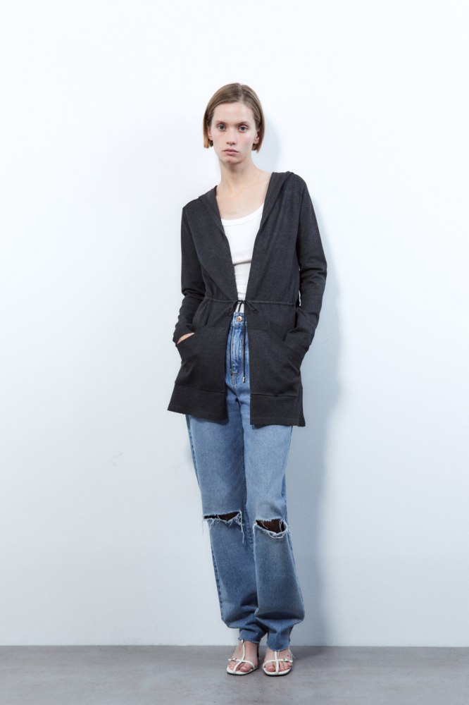 chaqueta-de-punto-mujer-294xxr-1.jpg Cárdigans Chaquetas Largas Punto Mujer El Corte Ingles Cárdigan De Mujer De Punto Con Cremallera Y - Imagen 1