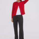 Chaqueta de punto corta frunces | Chaquetas de Mujer | Cortefiel