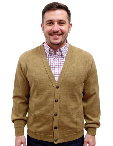 chaqueta-de-vestir-hombre-241zzf-1.jpg Chaqueta hombre con botones y cuello pico| Confecciones Castillo - Imagen 1