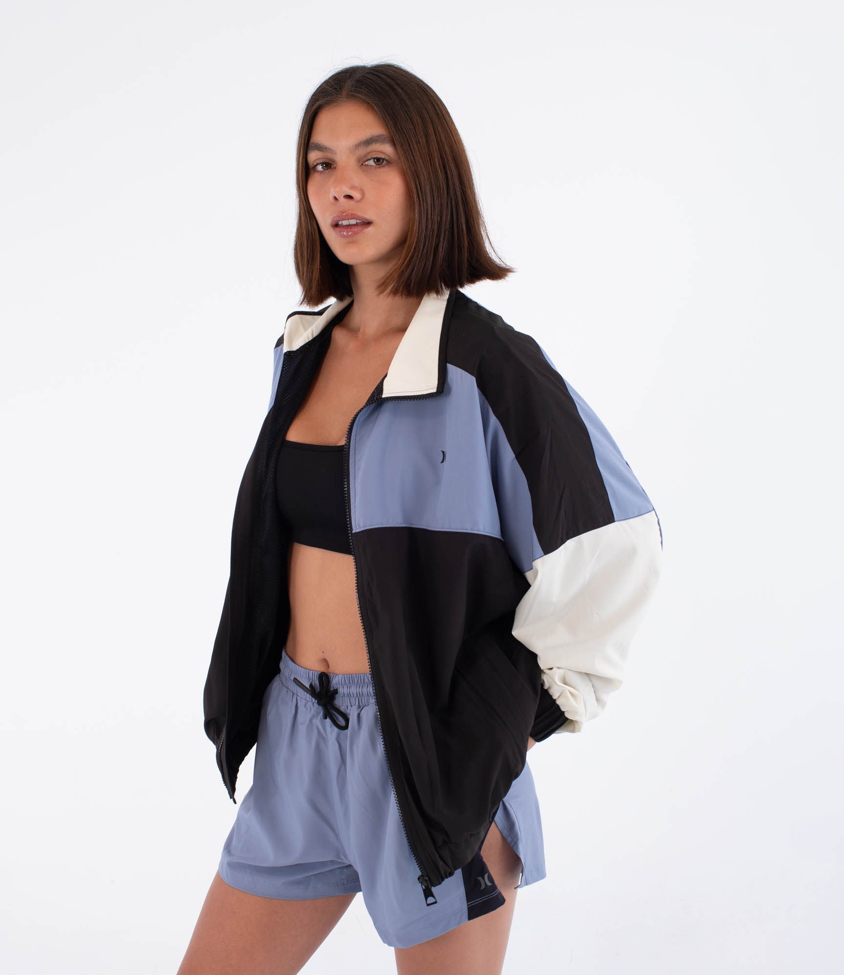 chaqueta-deportiva-mujer-177rxd-1.jpg Chaqueta deportiva mujer Bomber – Hurley - Imagen 1