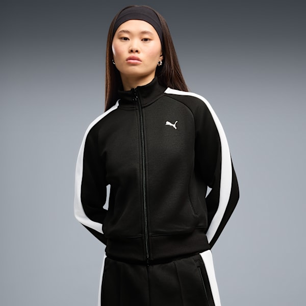 chaqueta-deportiva-mujer-494evz-1.jpg Chaqueta deportiva corta T7 ALWAYS ON para mujer | PUMA - Imagen 1