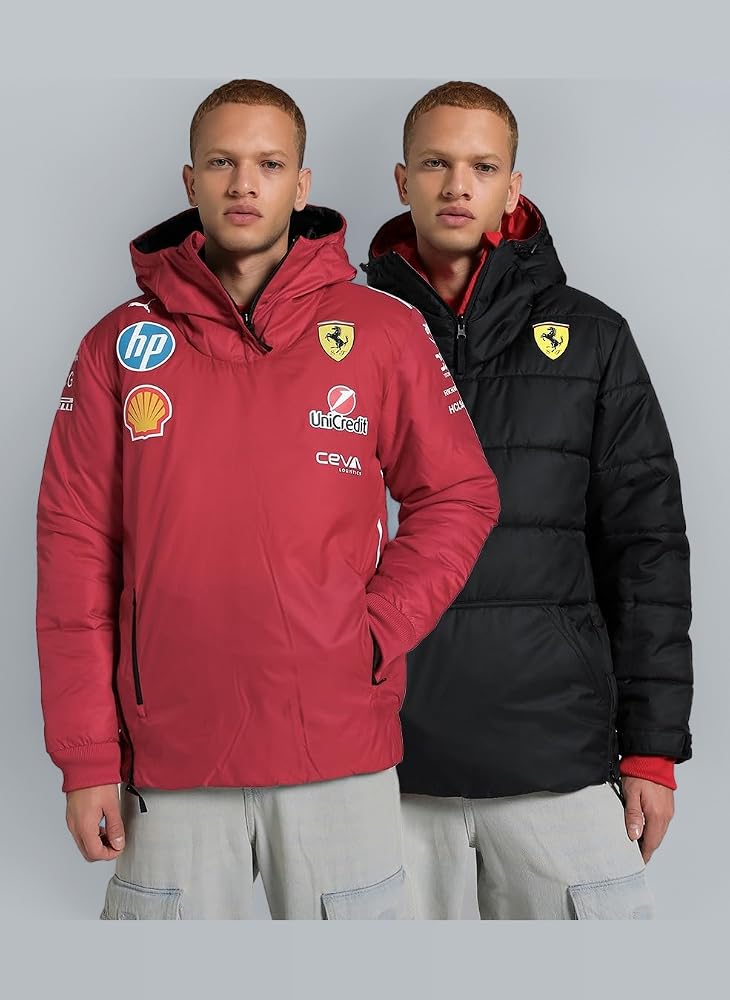 chaqueta-ferrari-551rvr-1.jpg PUMA Scuderia Ferrari F1 Chaqueta Reversible Team 2025 Rojo Talla M | Chubasquero ligero, Propiedades repelentes al agua, Logotipo del distintivo ... - Imagen 1