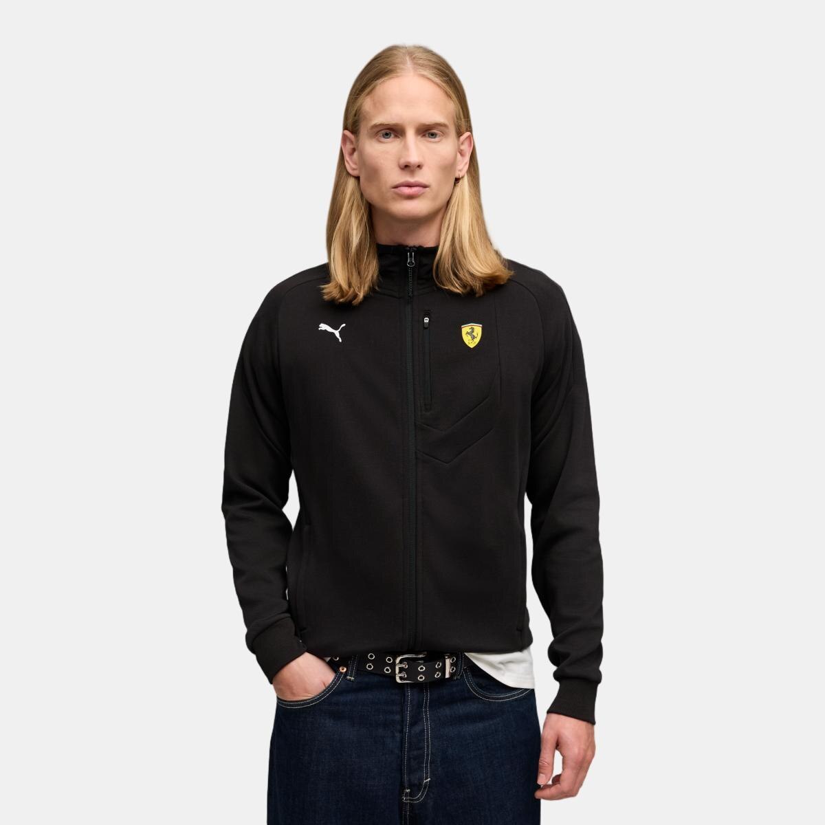 chaqueta-ferrari-589pfm-1.jpg Chaquetas Casual de Hombre Ferrari HDD PM1 Sweat Puma Negro · El Corte Inglés - Imagen 1