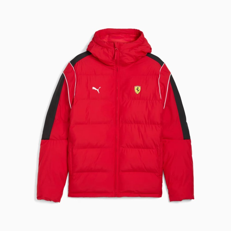 chaqueta-ferrari-755ixb-1.jpg Chaqueta acolchada Scuderia Ferrari MT7 para hombre roja - Imagen 1