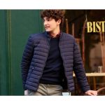 Chaqueta acolchada ligera de invierno para hombre Navy SVEN III